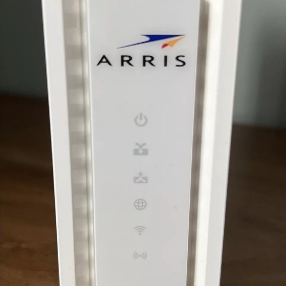 Arris White Modem with Iconic Design